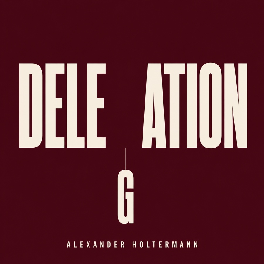DELEGATION — Audiobook cover