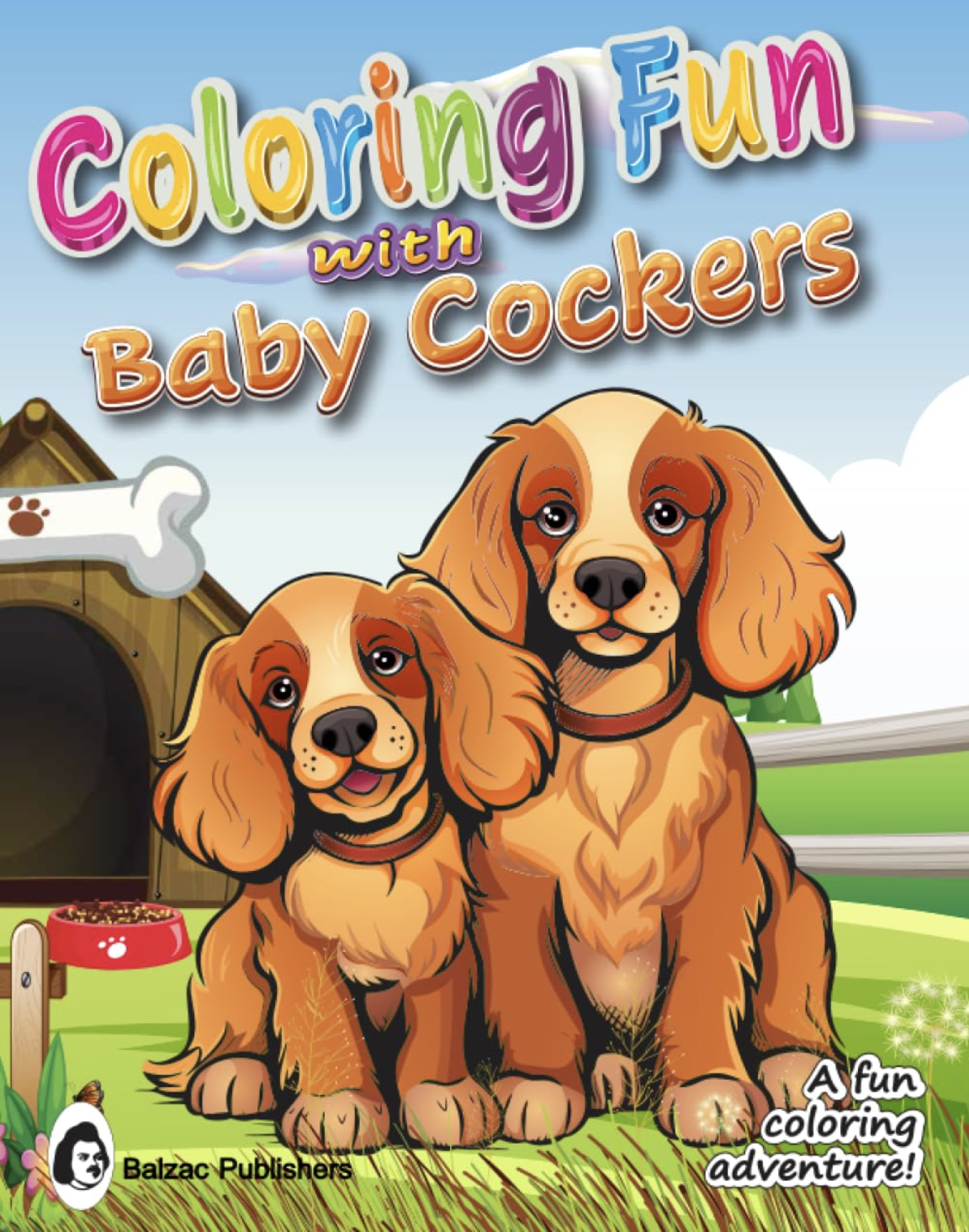 Coloring Fun with Baby Cockers — Buchcover