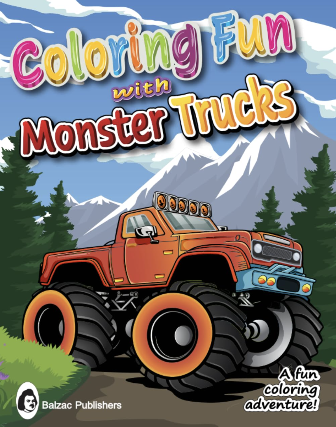 Coloring Fun with Monster Trucks — Buchcover
