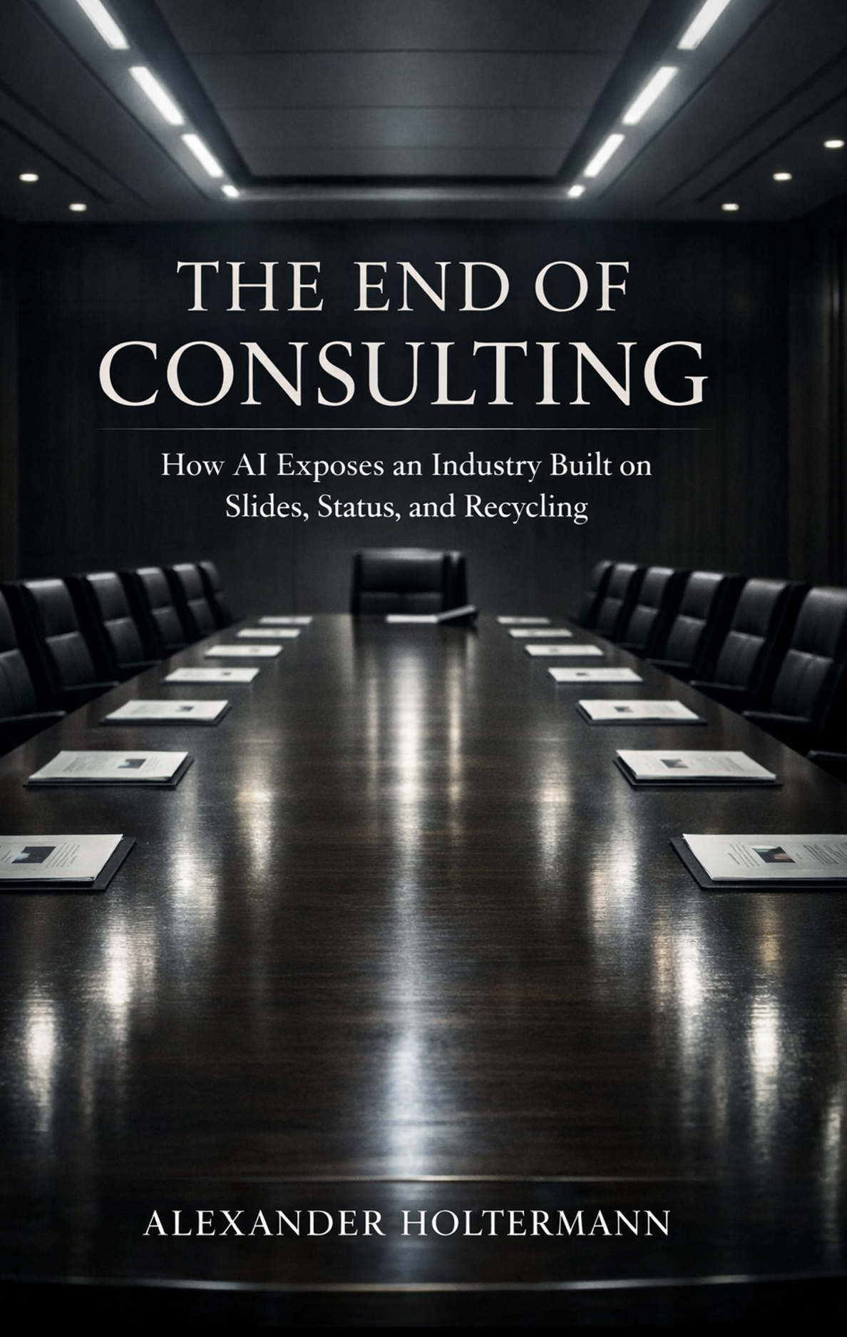 The End of Consulting — Buchcover