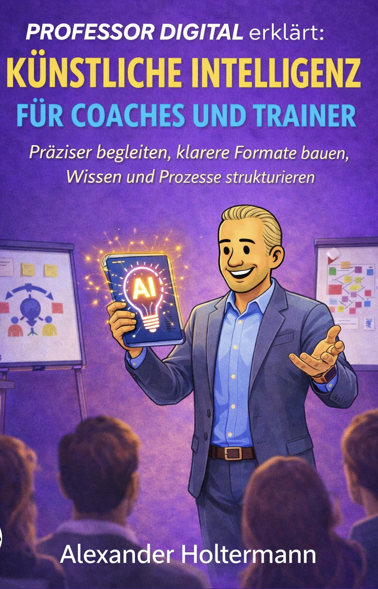 KI für Coaches und Trainer — Buchcover