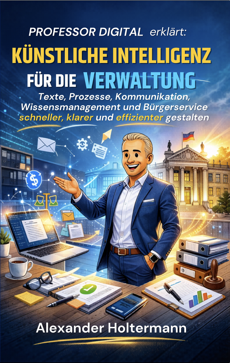 KI für die Verwaltung — Buchcover
