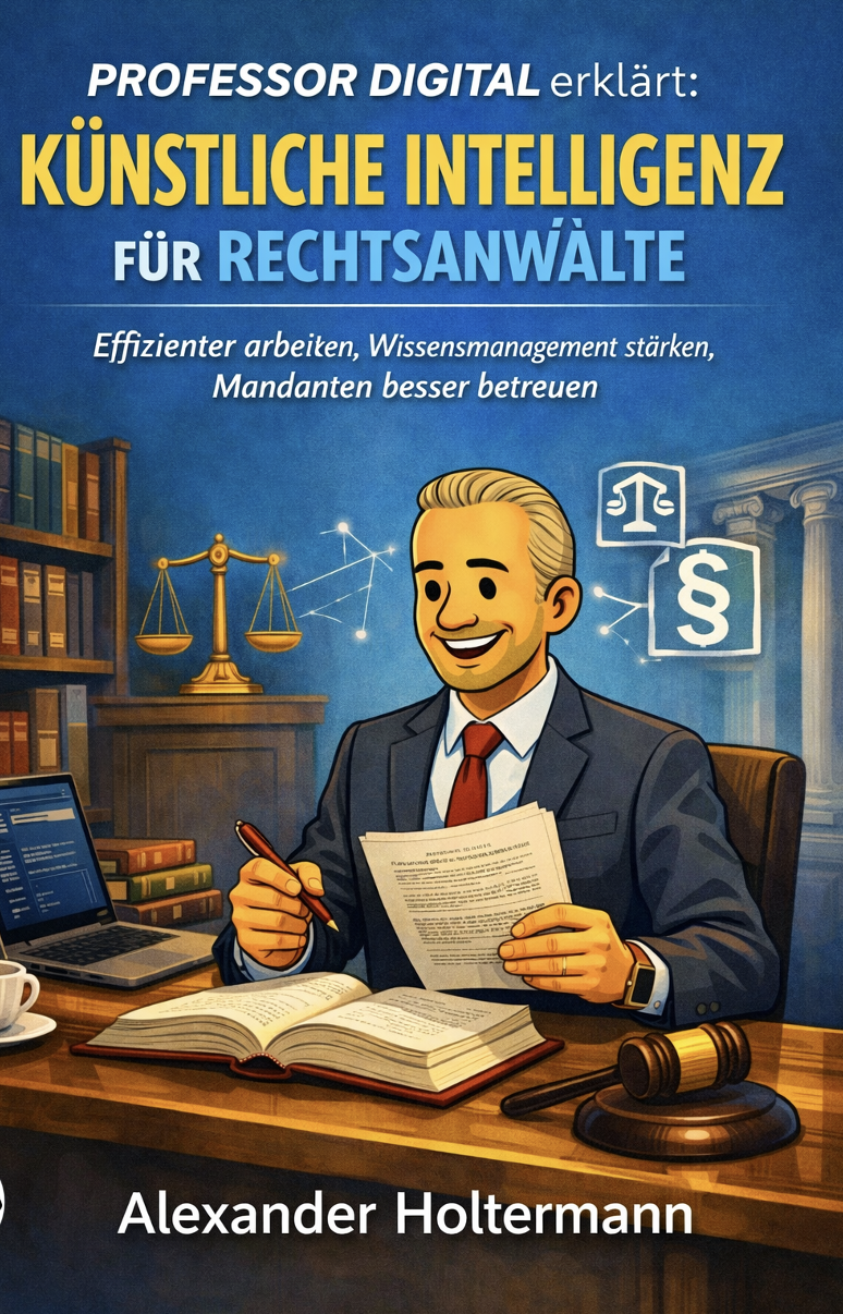 KI für Rechtsanwälte — Buchcover