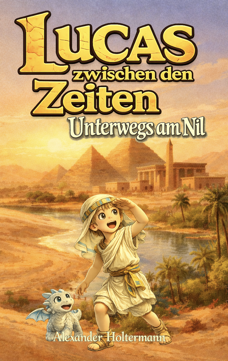 Lucas zwischen den Zeiten — Unterwegs am Nil — Buchcover