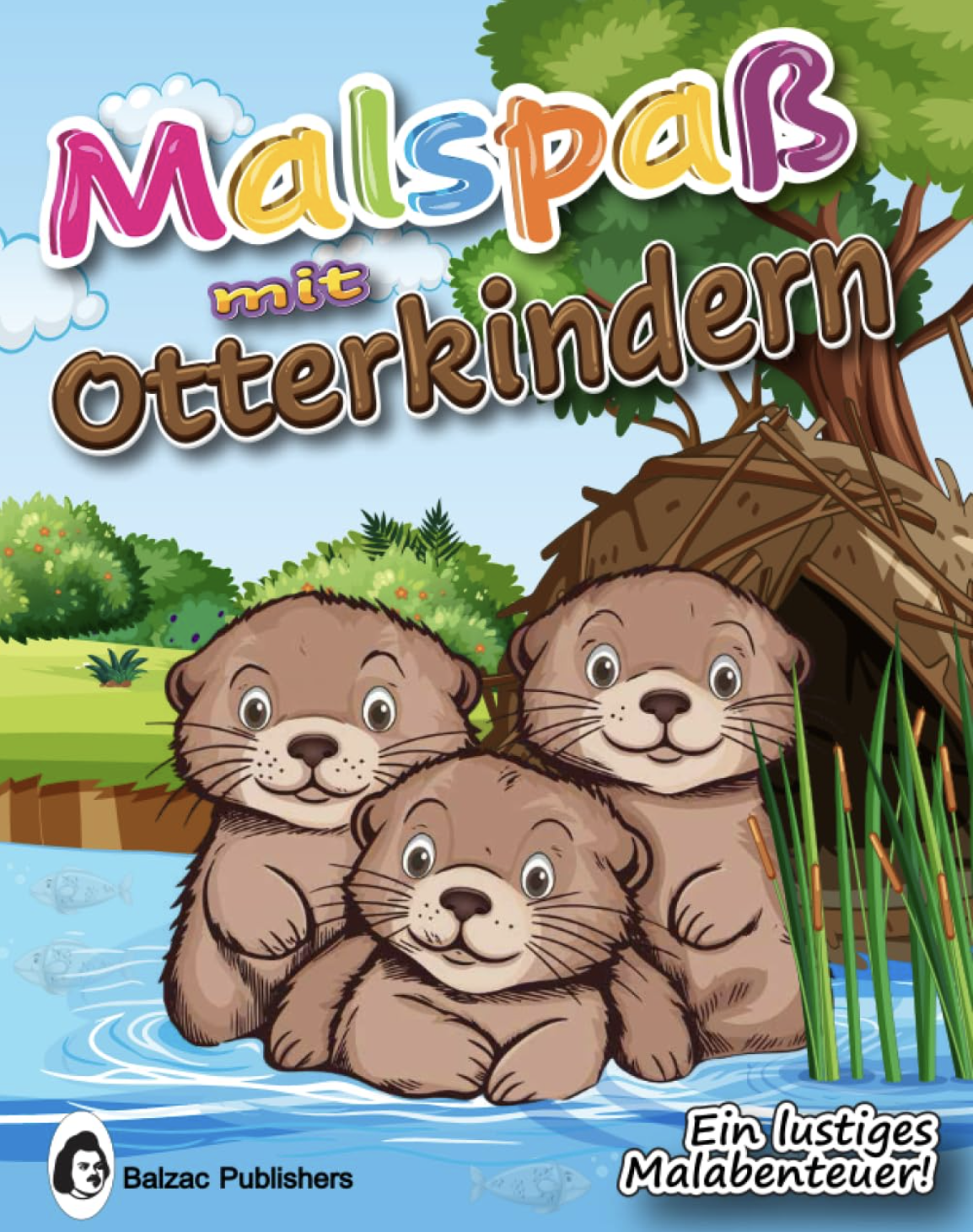 Malspaß mit Otterkindern — Buchcover