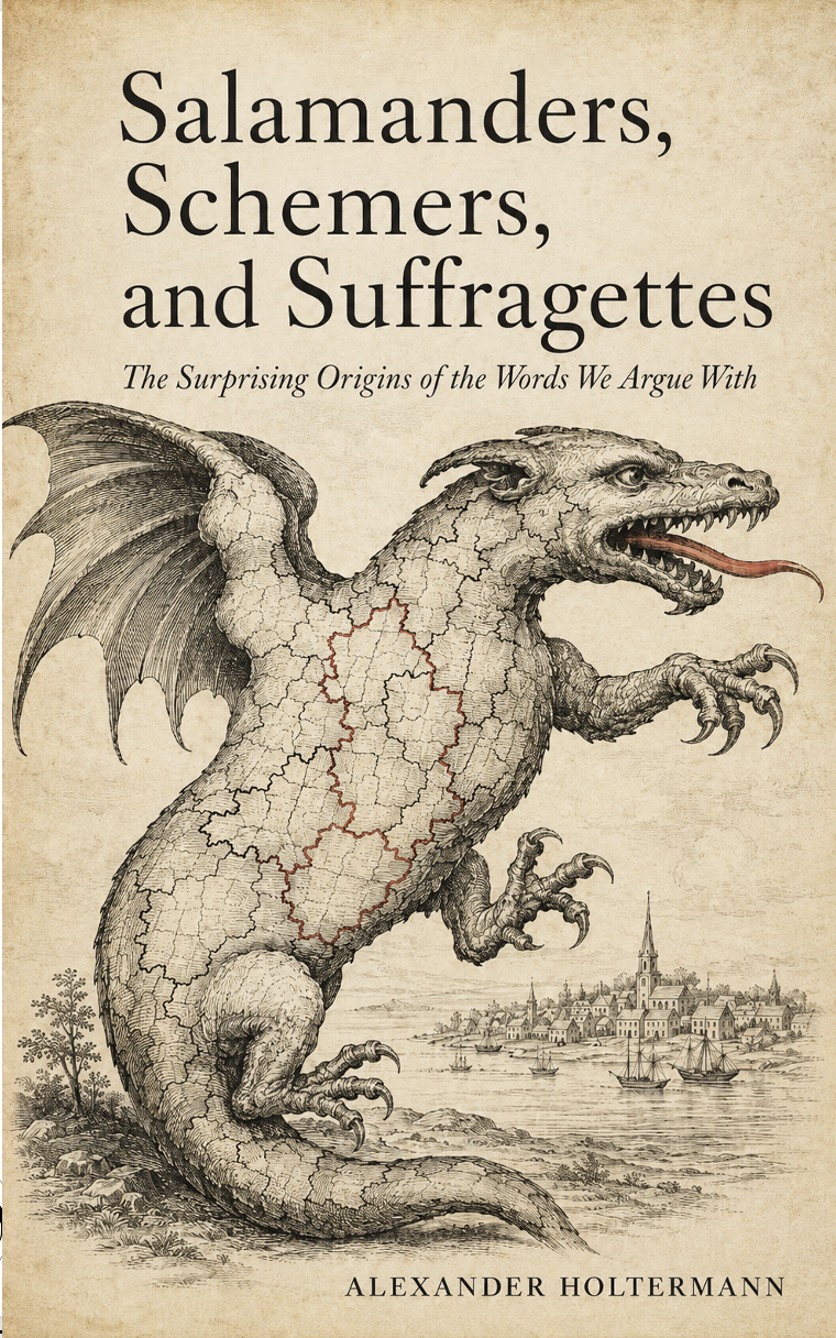 Salamanders, Schemers, and Suffragettes — Book cover