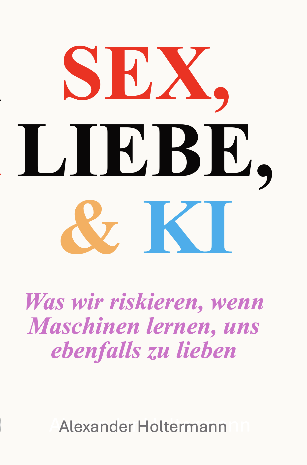 Sex, Liebe & KI — Buchcover