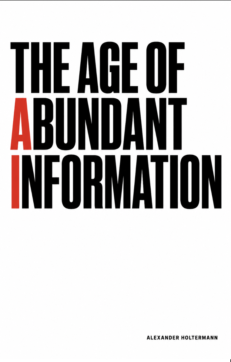 The Age of Abundant Information — Book cover
